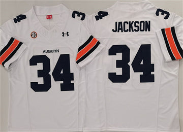 Bo Jackson Auburn Tigers white FUSE jersey