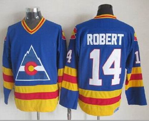 Rene Robert Colorado Avalanche blue Throwback jersey