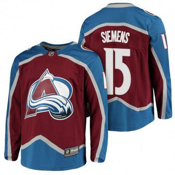 Duncan Siemens Colorado Avalanche red jersey