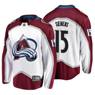 Duncan Siemens Colorado Avalanche white jersey