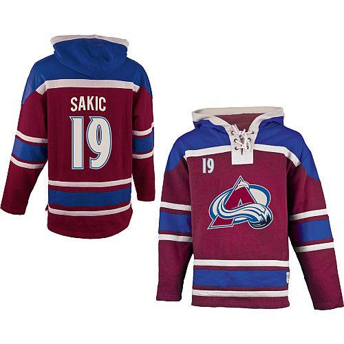 Joe Sakic Colorado Avalanche red jersey