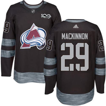 Nathan MacKinnon Colorado Avalanche black jersey