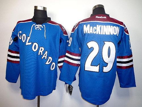 Nathan MacKinnon Colorado Avalanche blue jersey