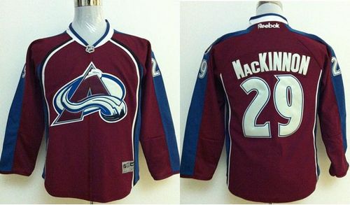 Nathan MacKinnon Colorado Avalanche red jersey