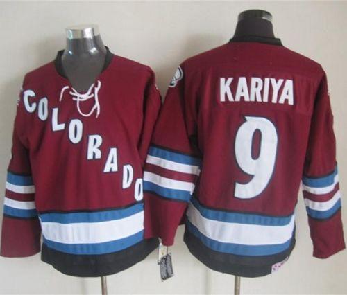 Paul Kariya Colorado Avalanche red Throwback jersey