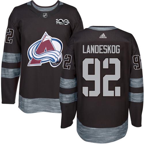 Gabriel Landeskog Colorado Avalanche black jersey