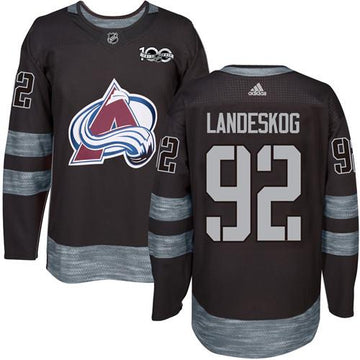 Gabriel Landeskog Colorado Avalanche black jersey