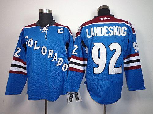 Gabriel Landeskog Colorado Avalanche blue jersey