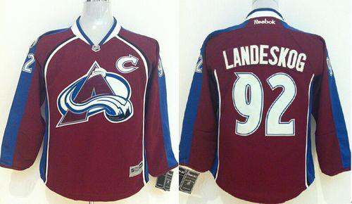 Gabriel Landeskog Colorado Avalanche red jersey