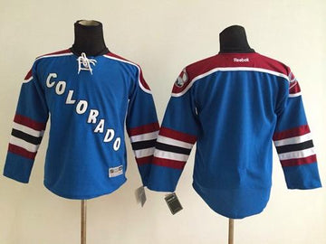 Custom Colorado Avalanche blue jersey