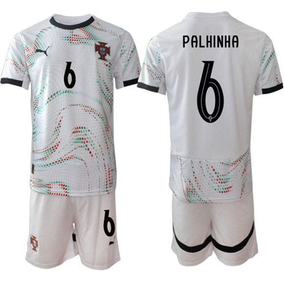 João Palhinha Portugal National Team white Away jersey