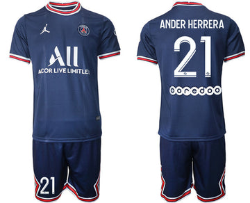 Ander Herrera Paris Saint-Germain blue jersey