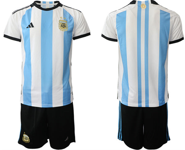 Blank Messi Argentina National Team Home jersey