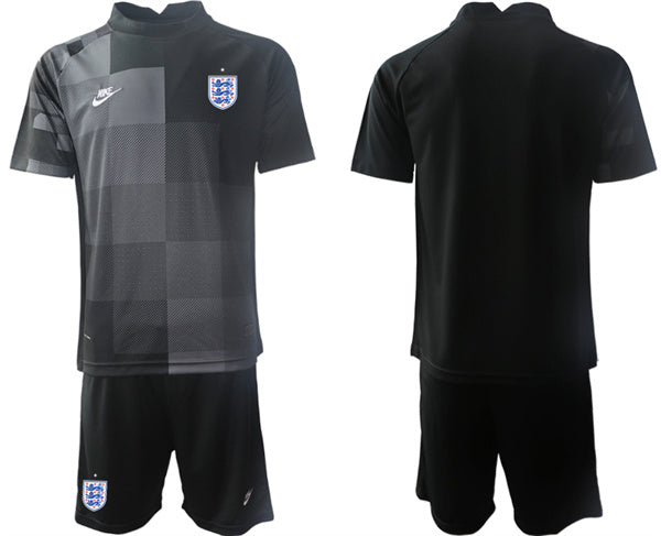 Custom England National Team black jersey