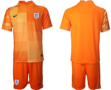 Custom England National Team orange jersey