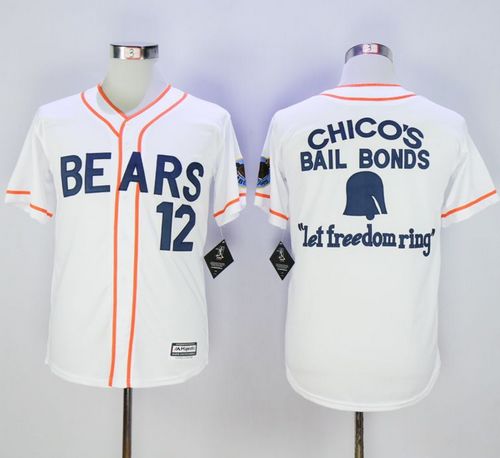 Button Down Bad News Bears white jersey