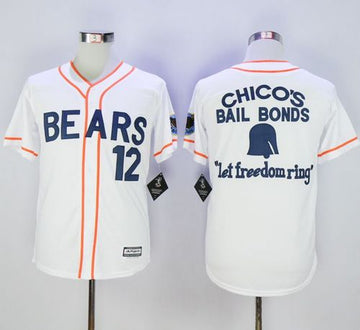Button Down Bad News Bears white jersey