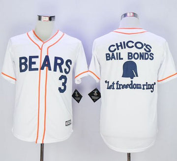 Button Down Bad News Bears white jersey