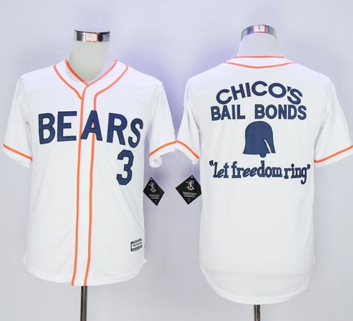 Button Down Bad News Bears white jersey
