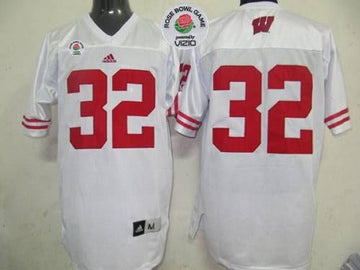 Wisconsin Badgers white Game jersey