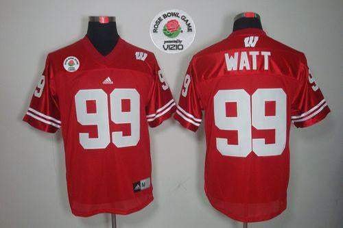 JJ Watt Wisconsin Badgers red Game jersey
