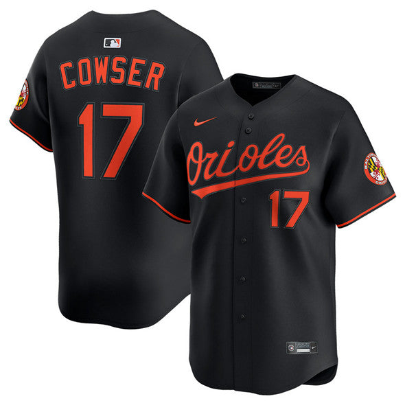 Colton Cowser Baltimore Orioles black Alternate jersey