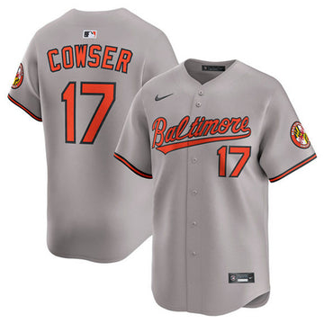 Colton Cowser Baltimore Orioles gray jersey