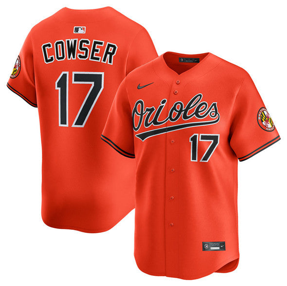 Colton Cowser Baltimore Orioles orange Alternate jersey