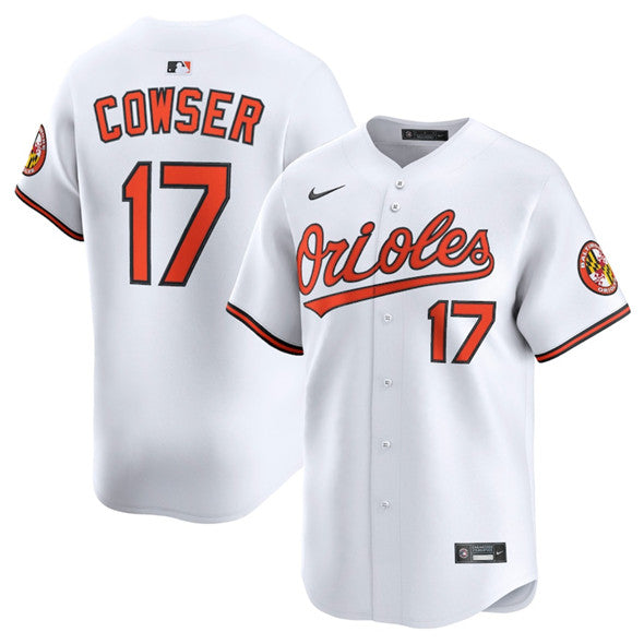 Colton Cowser Baltimore Orioles white Home jersey
