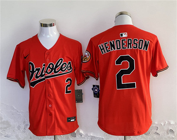 Gunnar Henderson Baltimore Orioles orange jersey