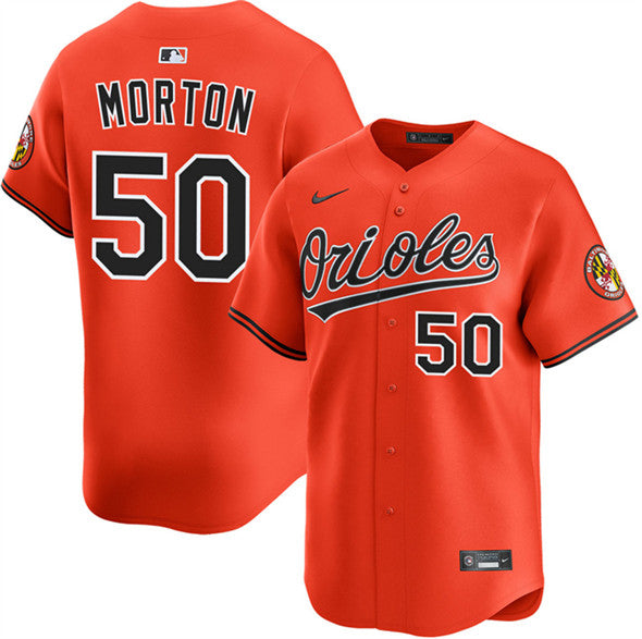 Charlie Morton Baltimore Orioles orange Alternate jersey