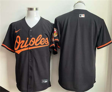 Custom Baltimore Orioles black Alternate jersey