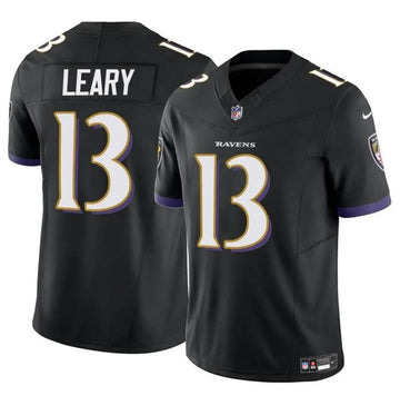 Devin Leary Baltimore Ravens black jersey