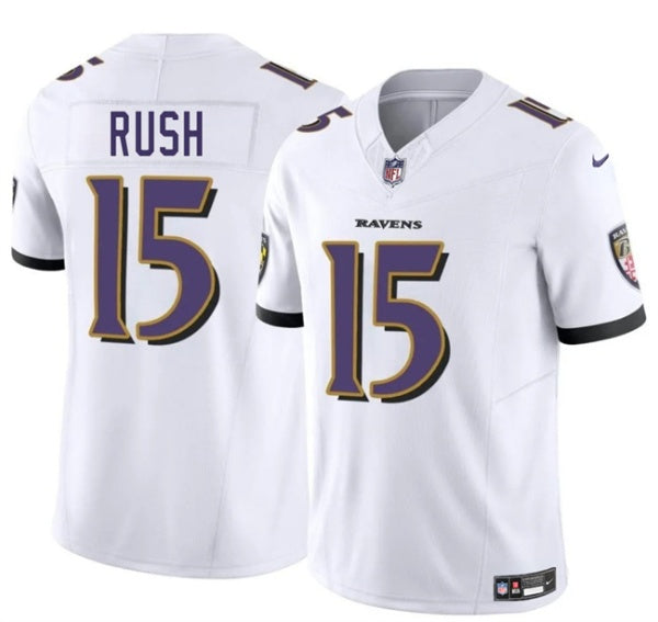 Cooper Rush Baltimore Ravens white jersey