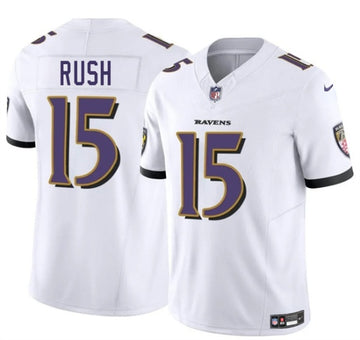 Cooper Rush Baltimore Ravens white jersey