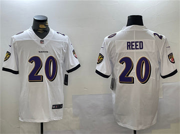 Ed Reed Baltimore Ravens white jersey