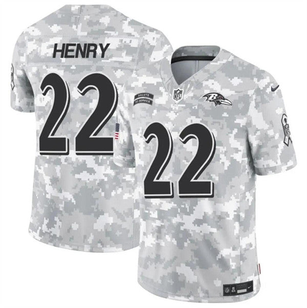 Derrick Henry Baltimore Ravens camo Salute To Service jersey
