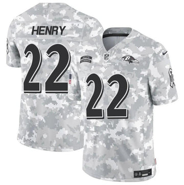 Derrick Henry Baltimore Ravens camo Salute To Service jersey