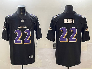 Derrick Henry Baltimore Ravens black Fashion jersey