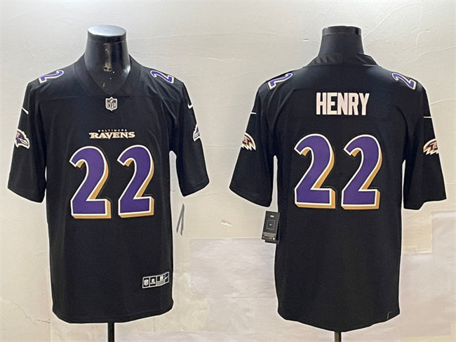 Derrick Henry Baltimore Ravens black Fashion jersey