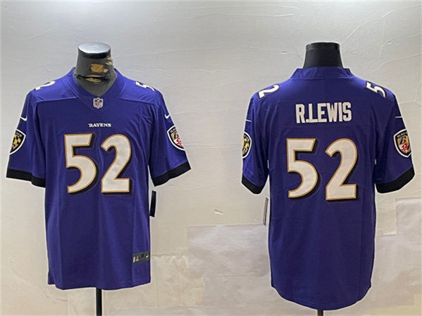 Ray Lewis Baltimore Ravens purple jersey