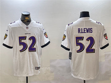 Ray Lewis Baltimore Ravens white jersey