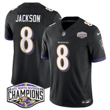 Lamar Jackson Baltimore Ravens black jersey