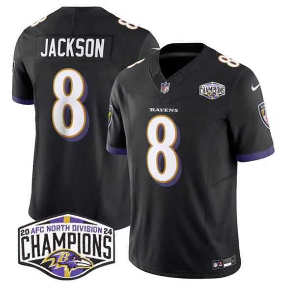 Lamar Jackson Baltimore Ravens black jersey