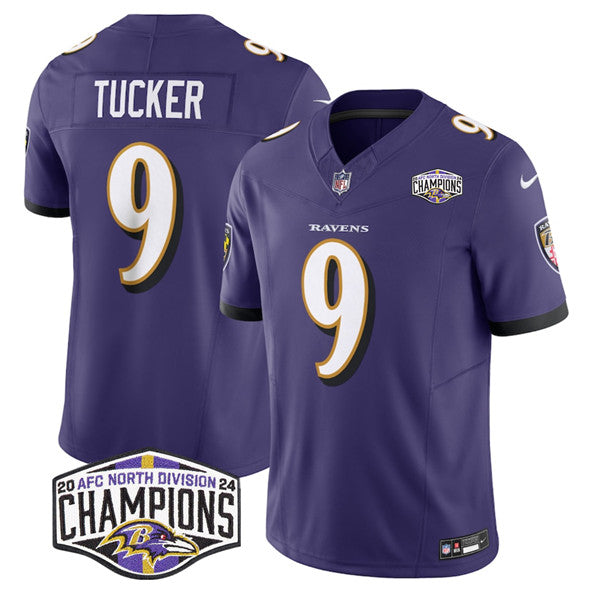 Justin Tucker Baltimore Ravens purple jersey