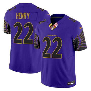 Custom Baltimore Ravens purple jersey