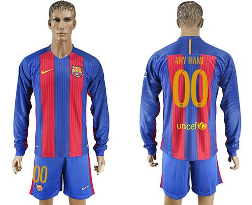 Custom Barcelona Home jersey