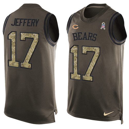 Alshon Jeffery Chicago Bears green Salute To Service jersey
