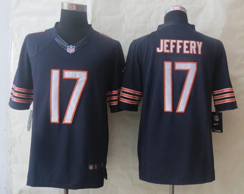 Alshon Jeffery Chicago Bears navy jersey