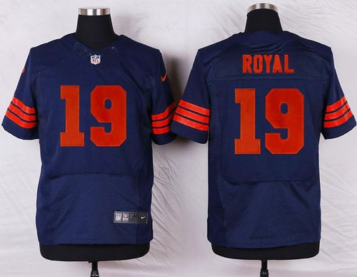 Eddie Royal Chicago Bears navy Elite jersey